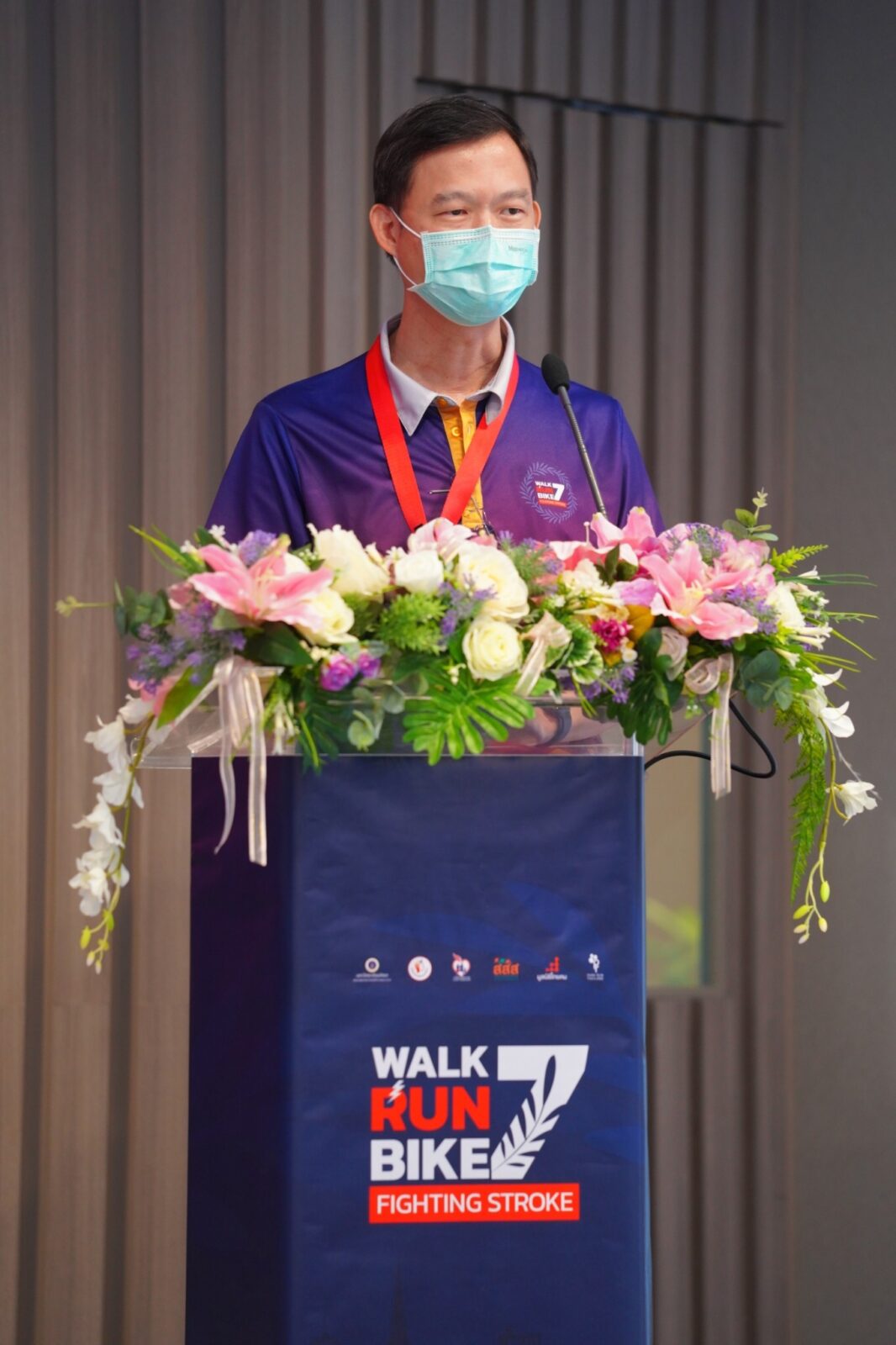 งานแถลงข่าว Walk Run Bike Fighting Stroke7 – Siriraj Stroke Center