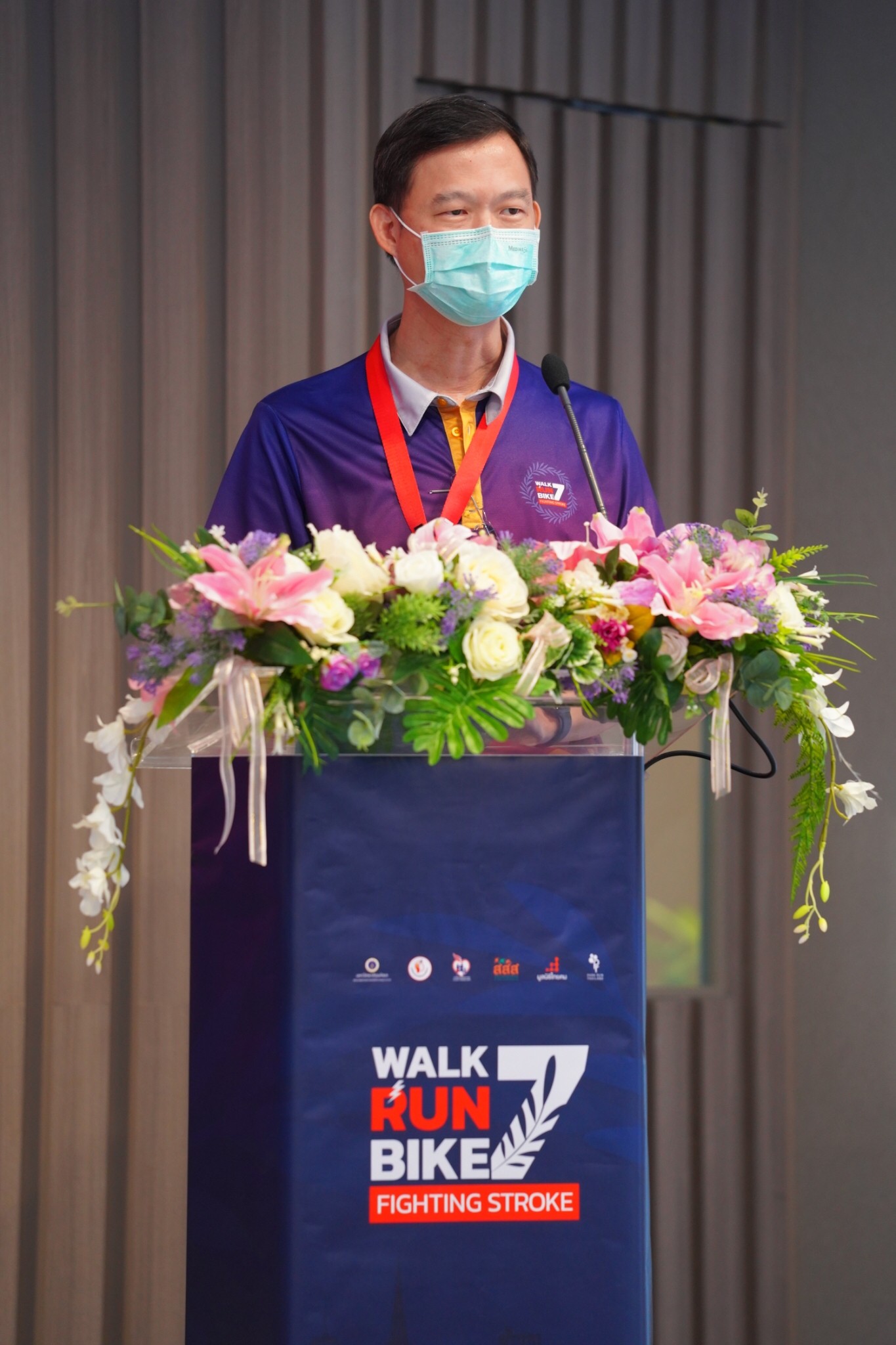 งานแถลงข่าว Walk Run Bike Fighting Stroke7 – Siriraj Stroke Center